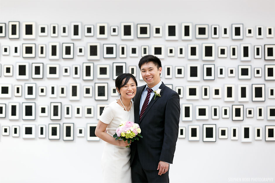 DC Courthouse Wedding, Portrait at National Gallery of Art