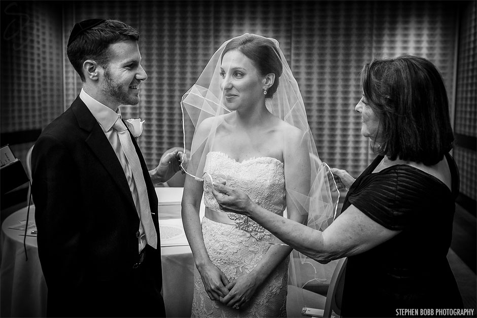 Park Hyatt DC Wedding Photos - Jewish Bedeken Ceremony
