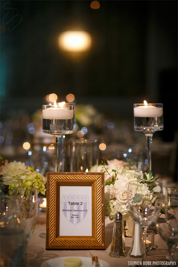 Reception centerpiece by Toulies en Fleur | Ritz Carlton Tysons Corner Wedding Photos
