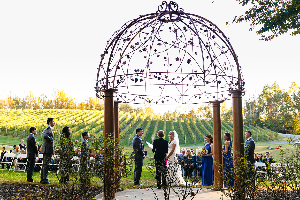 Potomac Point Winery Wedding photos - wedding ceremony
